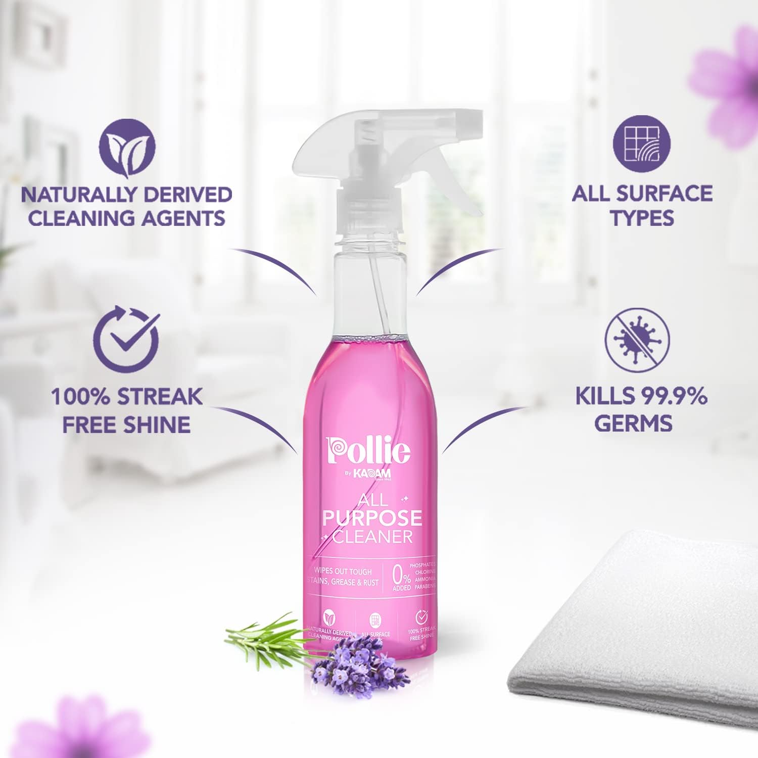 6413 All Purpose Cleaner | Kills 99.9% germs | Cleans Tough Stains, Grease and Rust on Gas Stove, Chimney, Kitchen Sinks, Walls, Rusty Surfaces ( 400gm ) DeoDap 6413 All Purpose Cleaner | Kills 99.9% germs | Cleans Tough Stains, Grease and Rust on Gas Stove, Chimney, Kitchen Sinks, Walls, Rusty Surfaces ( 400gm ) DeoDap